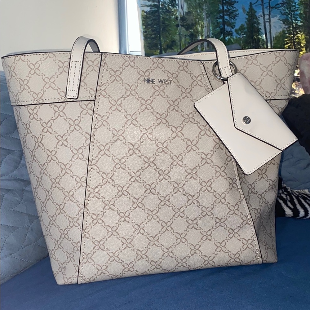 Nine West Cream Tote Bag